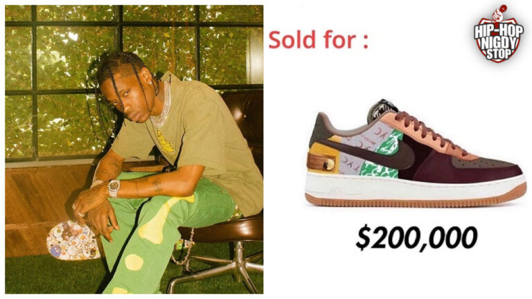 Buty od Travisa Scotta zostały sprzedane za… 200 000 dolarów!